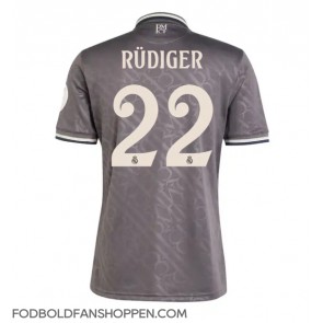 Real Madrid Antonio Rudiger #22 Tredjetrøje 2024-25 Kortærmet